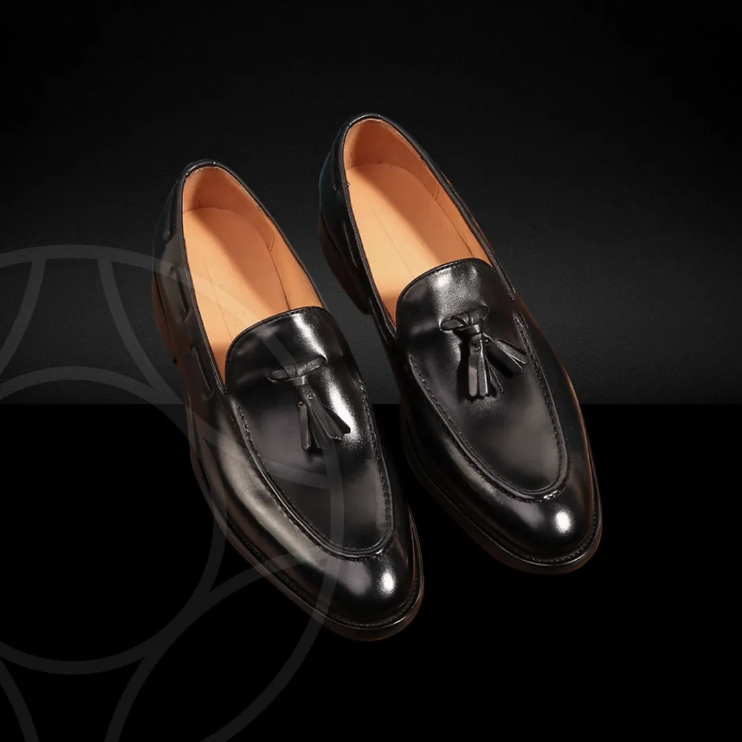 LANGSTON Classic Loafer Crafted In Hand Patina Leather