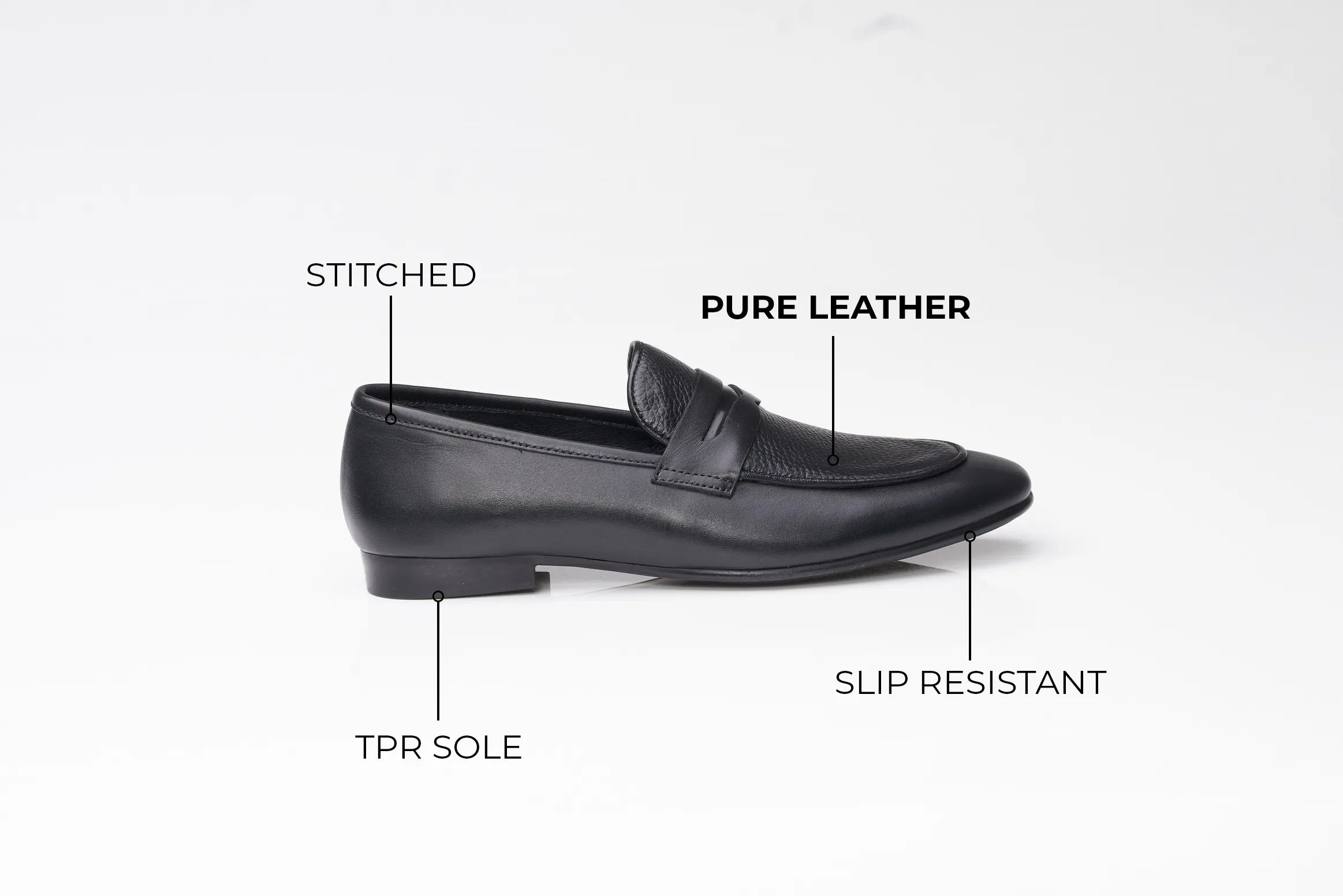 Leather Executive Shoes | Loafers Shoes