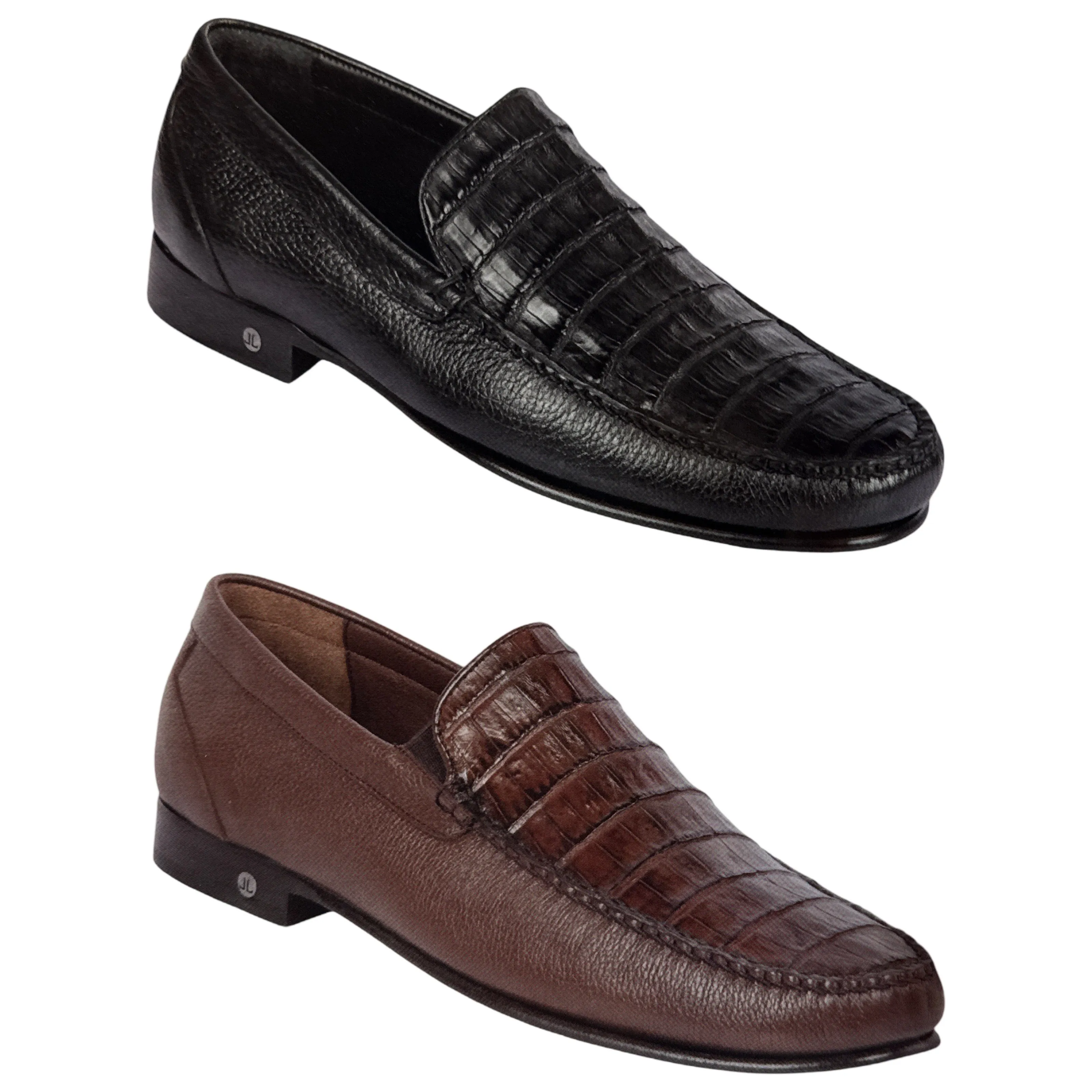 Lombardy Men's Crocodile / Calfskin Loafers