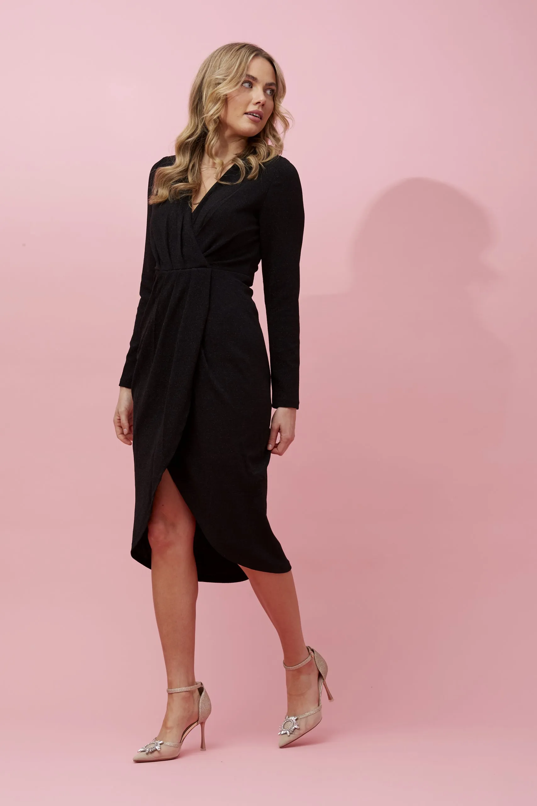 l/s crossover dress (d511334)