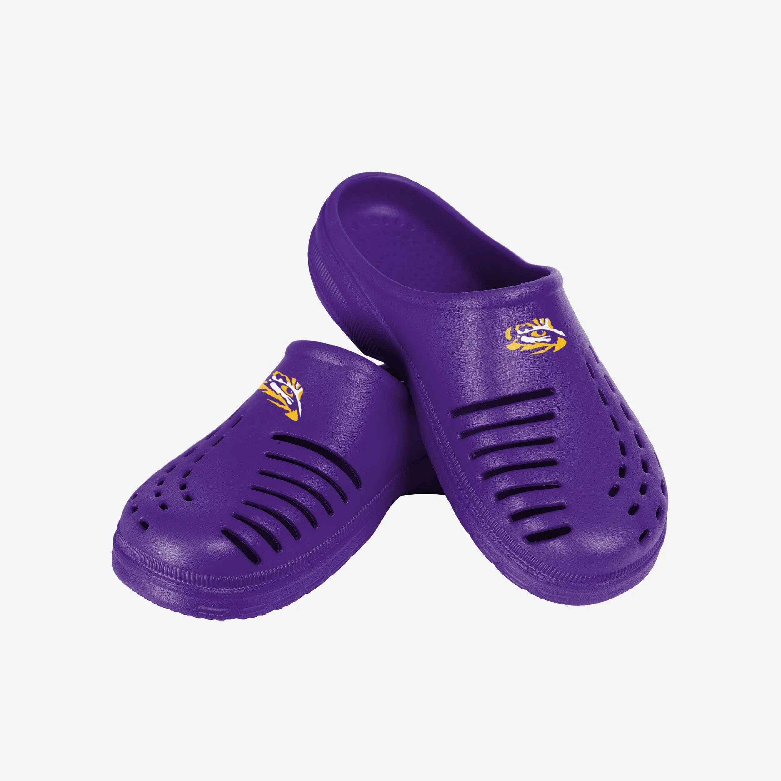 LSU Tigers Mens Solid Clog
