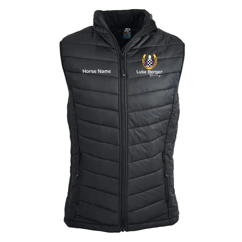 Luke Berger Racing - Puffer Vest Personalised