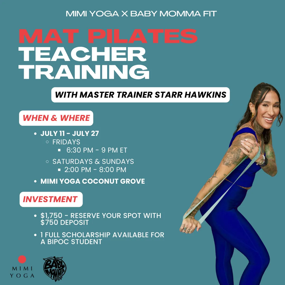 Mat Pilates Teacher Training with Starr - JULY 2025