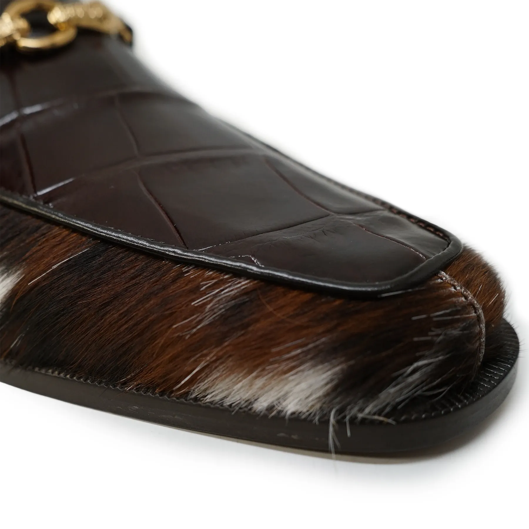 Mauri 4294/5 Alligator & Pony Hair Bit Loafers