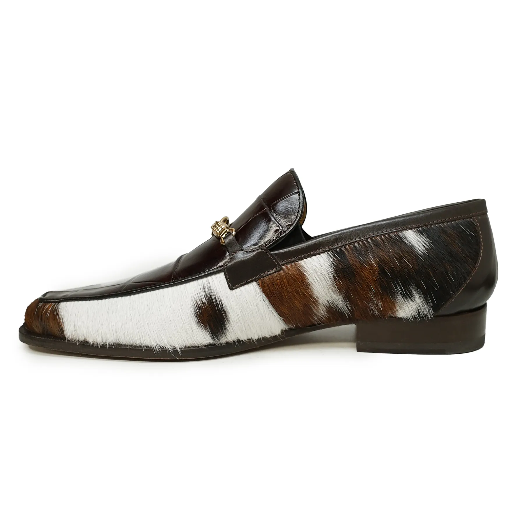 Mauri 4294/5 Alligator & Pony Hair Bit Loafers