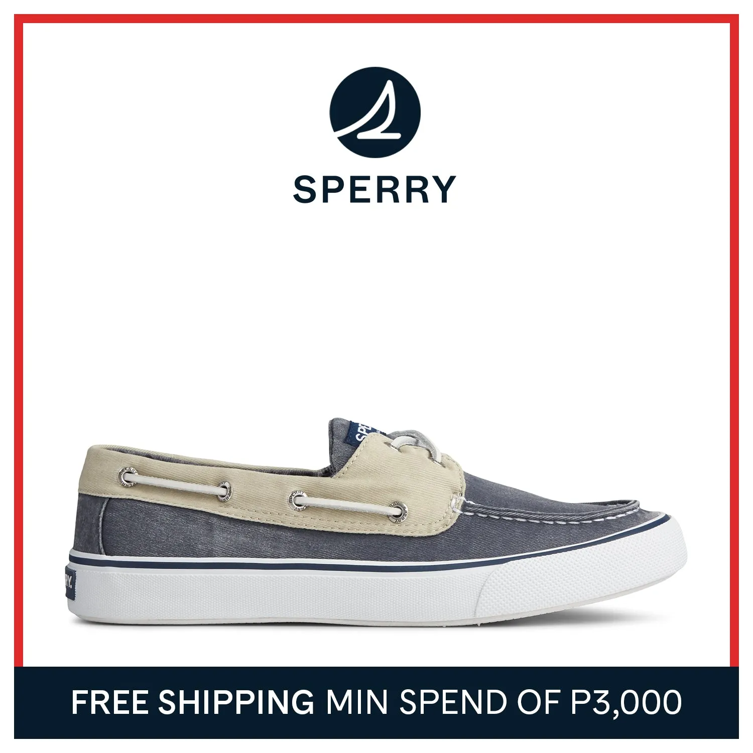 Men's Bahama II Sneakers - Navy/Khaki (STS22394)