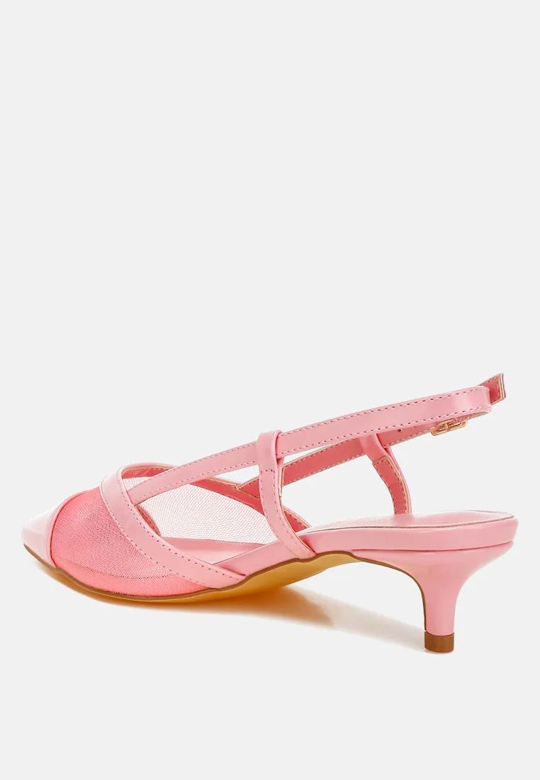 Mesh Slingback Sandals By MODE