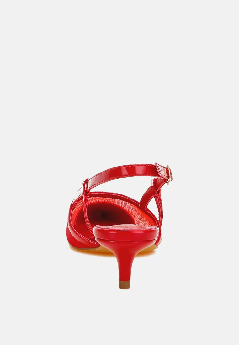 Mesh Slingback Sandals By MODE