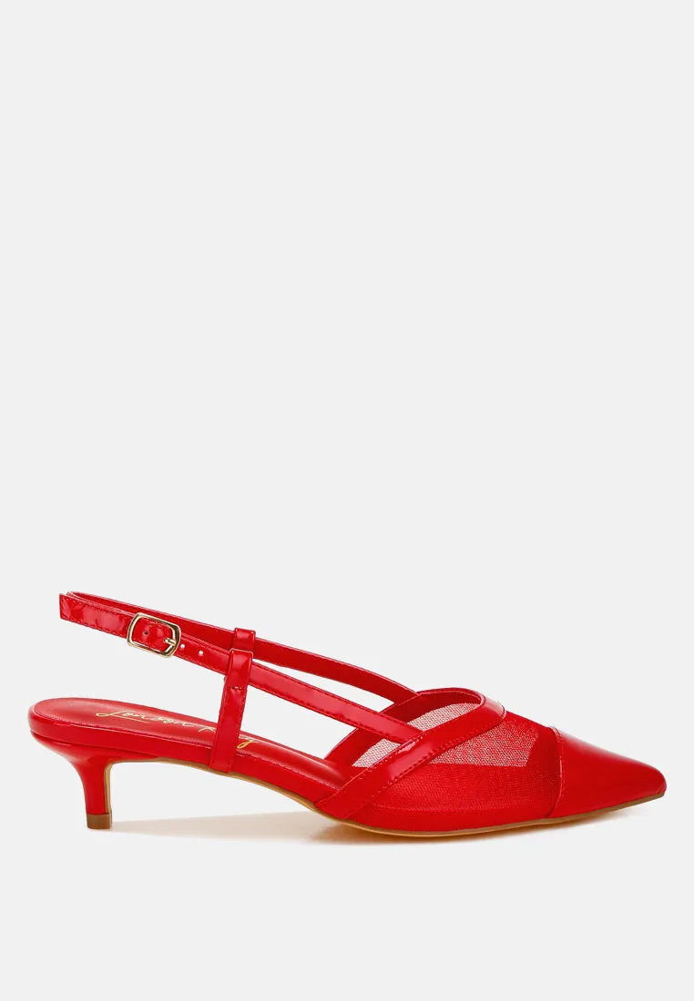 Mesh Slingback Sandals By MODE