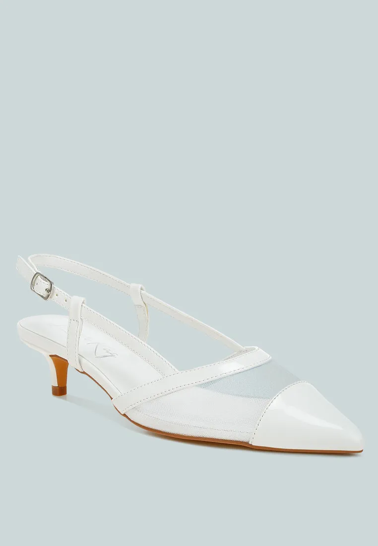 Mesh Slingback Sandals By MODE