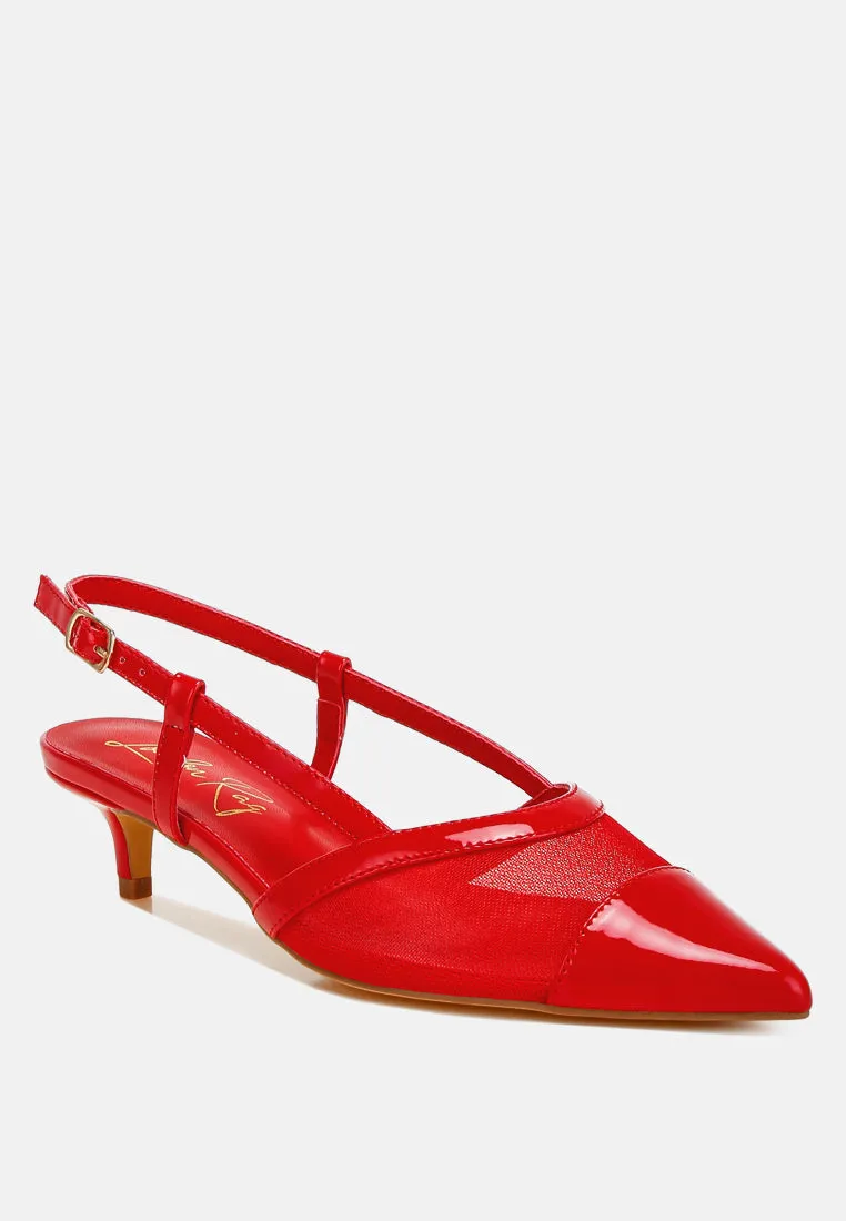 Mesh Slingback Sandals By MODE