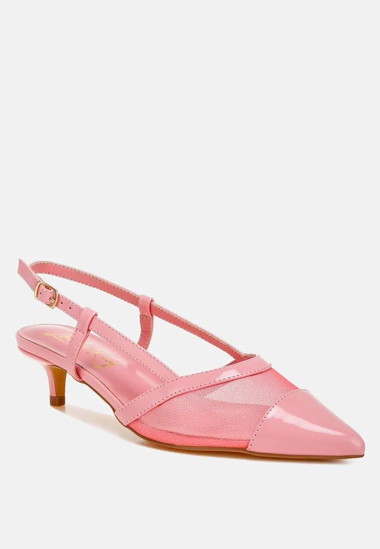 Mesh Slingback Sandals By MODE
