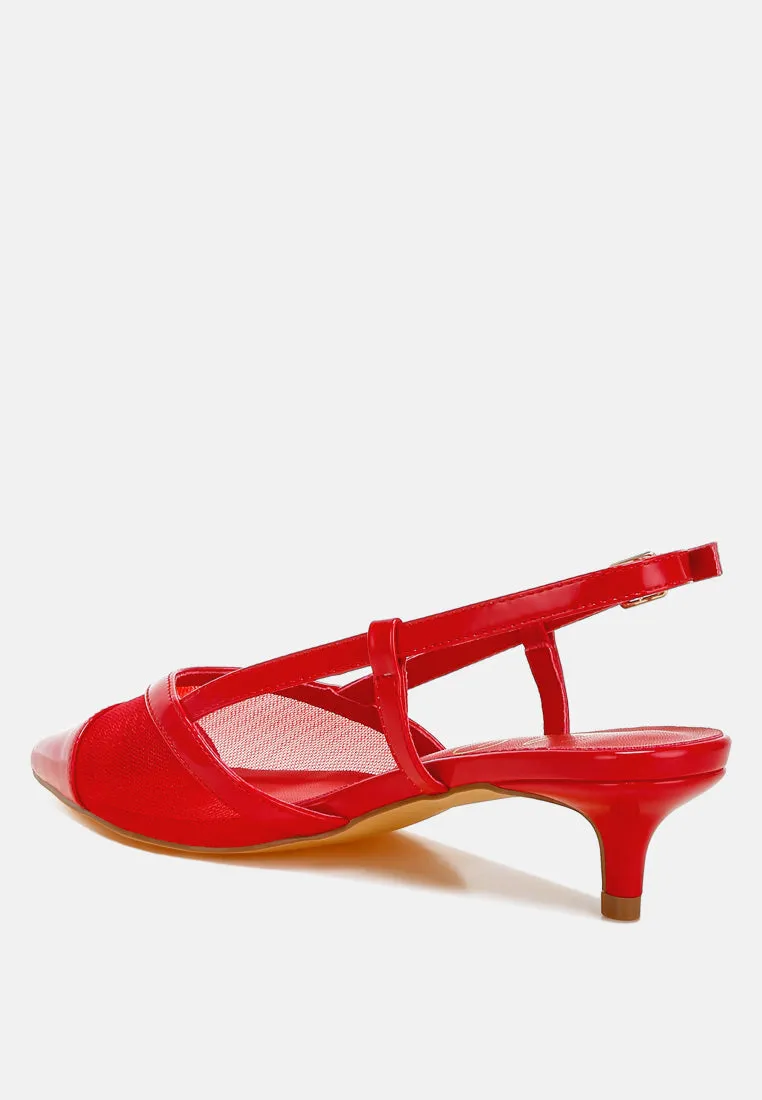 Mesh Slingback Sandals By MODE