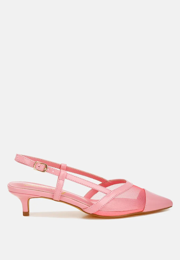 Mesh Slingback Sandals By MODE