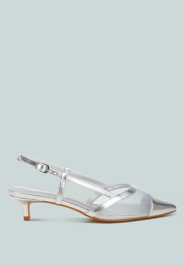 Mesh Slingback Sandals By MODE