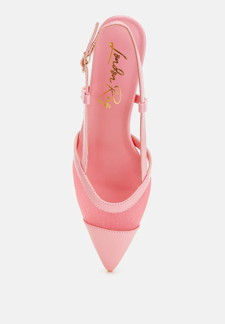 Mesh Slingback Sandals By MODE