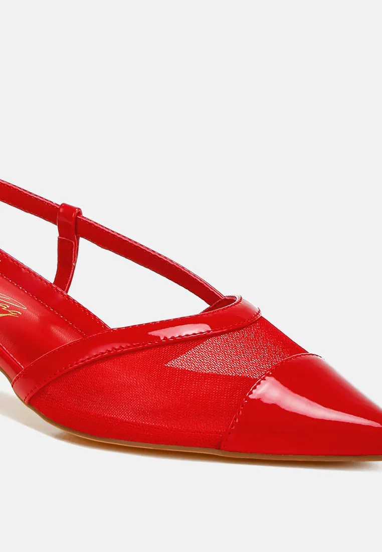Mesh Slingback Sandals By MODE