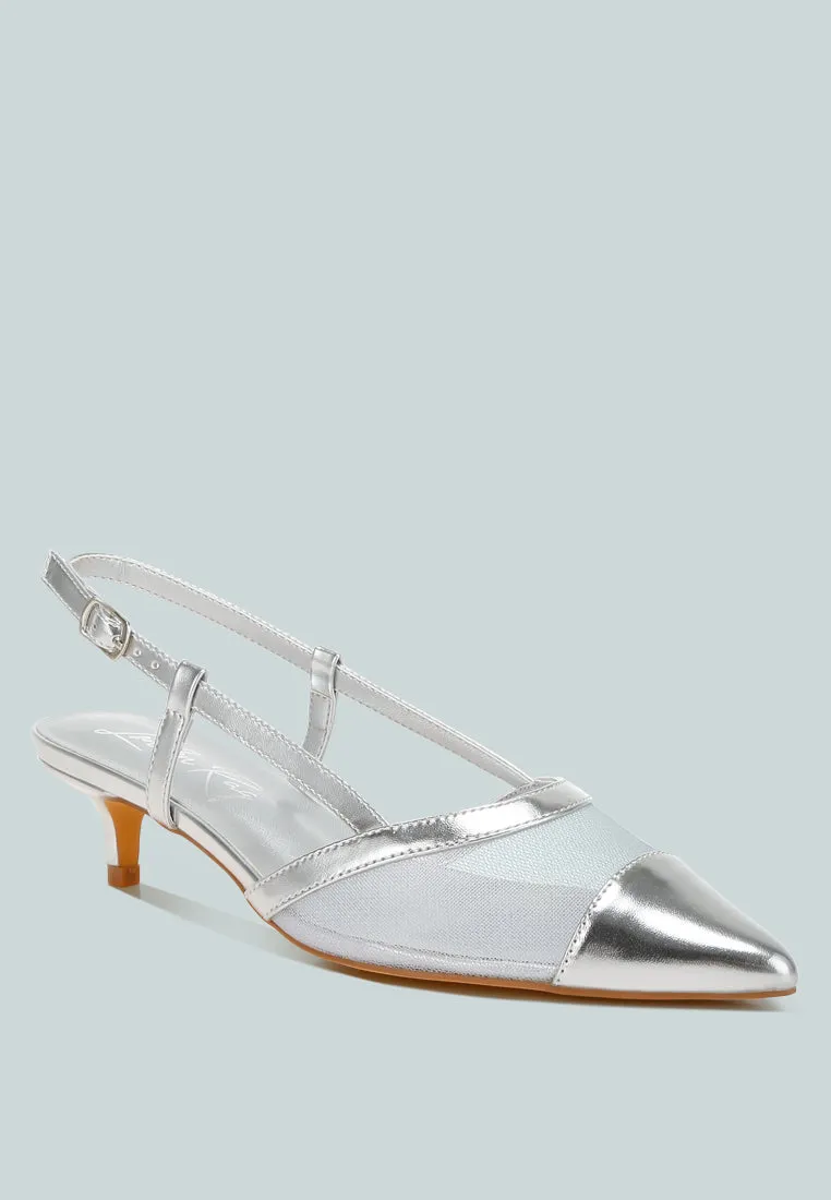 Mesh Slingback Sandals By MODE