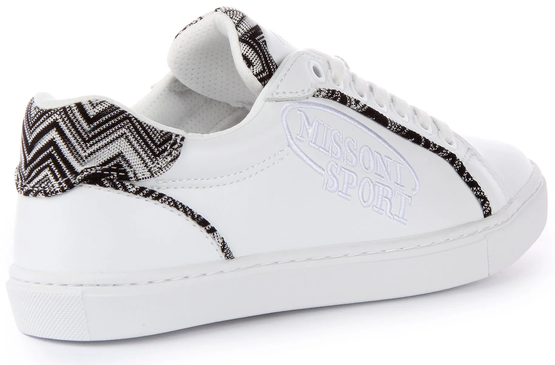 Missoni Lace up Trainer In White