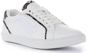 Missoni Lace up Trainer In White