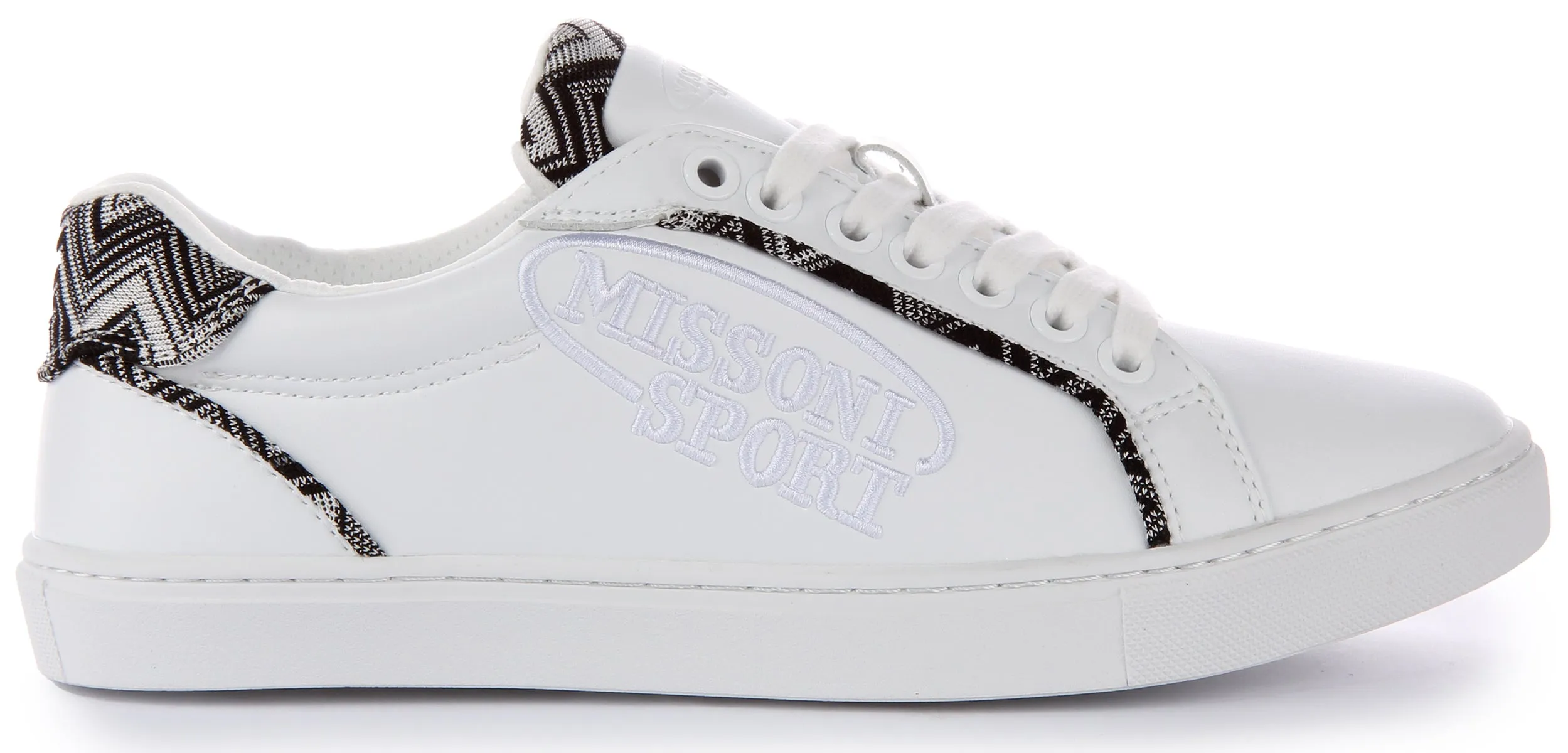 Missoni Lace up Trainer In White