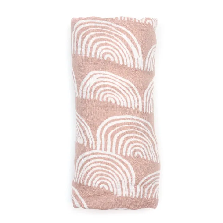 Muslin Swaddle : Rainbow