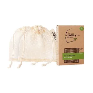 MY ECO BEAUTY KIT - COTTON WASH BAG - 2pk