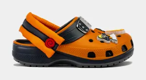Naruto Classic Clog Preschool/Grade School Sandals (Orange/Black) Free Shipping