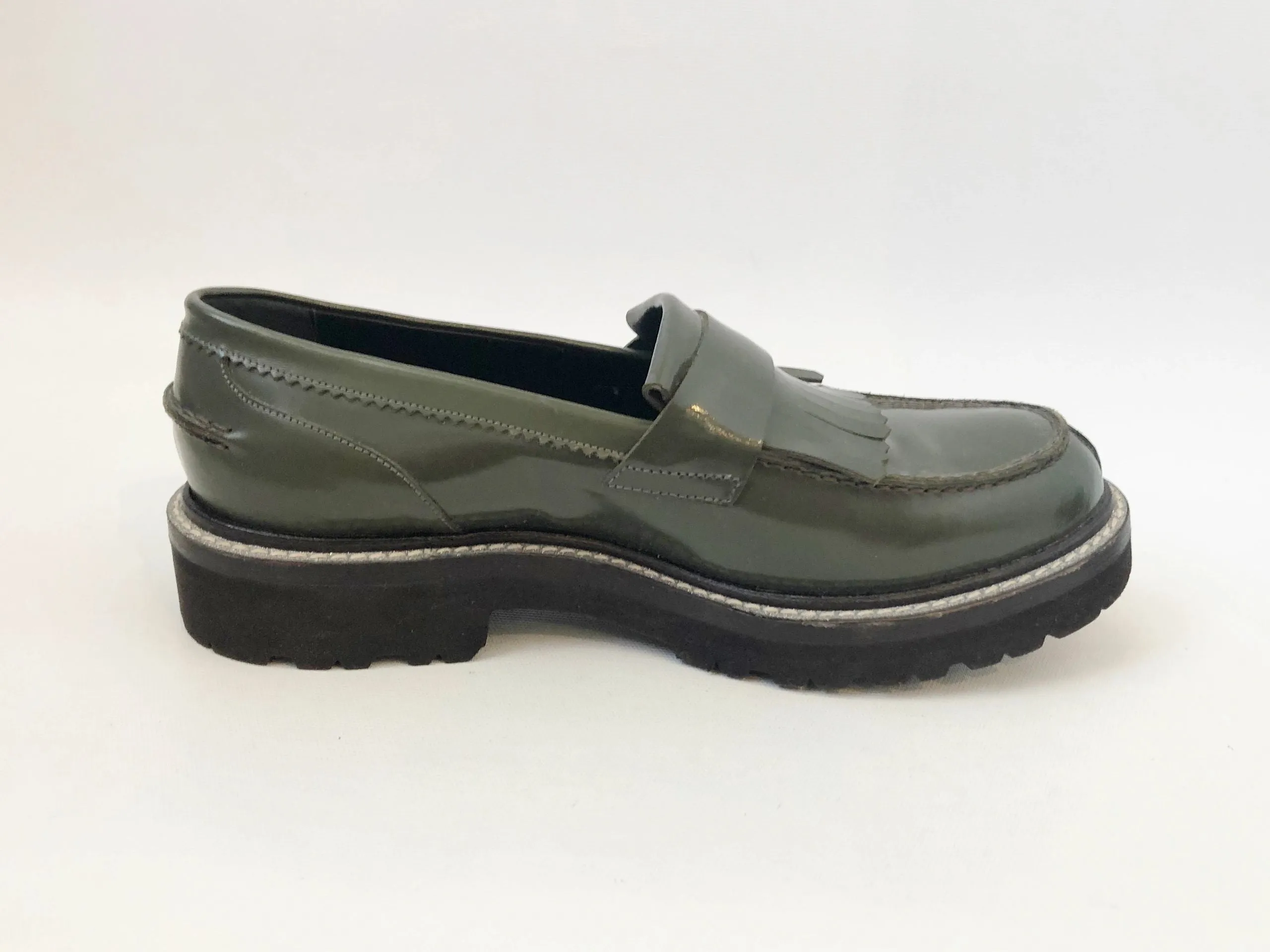 NEW Brunello Cucinelli Lug Sole Loafer Size 40 It (10 Us)