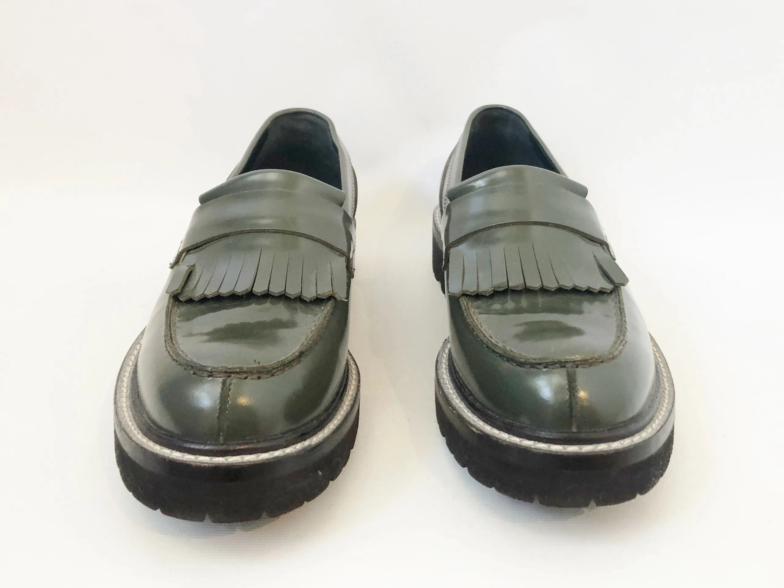 NEW Brunello Cucinelli Lug Sole Loafer Size 40 It (10 Us)