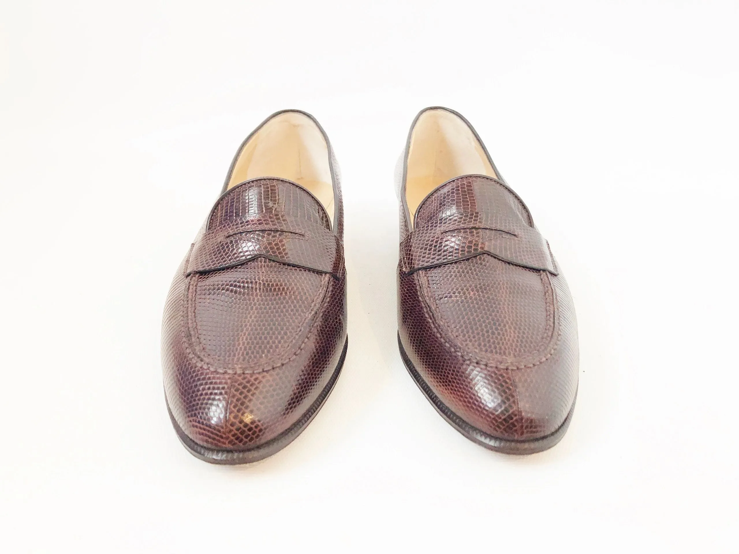 NEW Gucci Embossed Leather Loafer Size 39 It (9 Us)