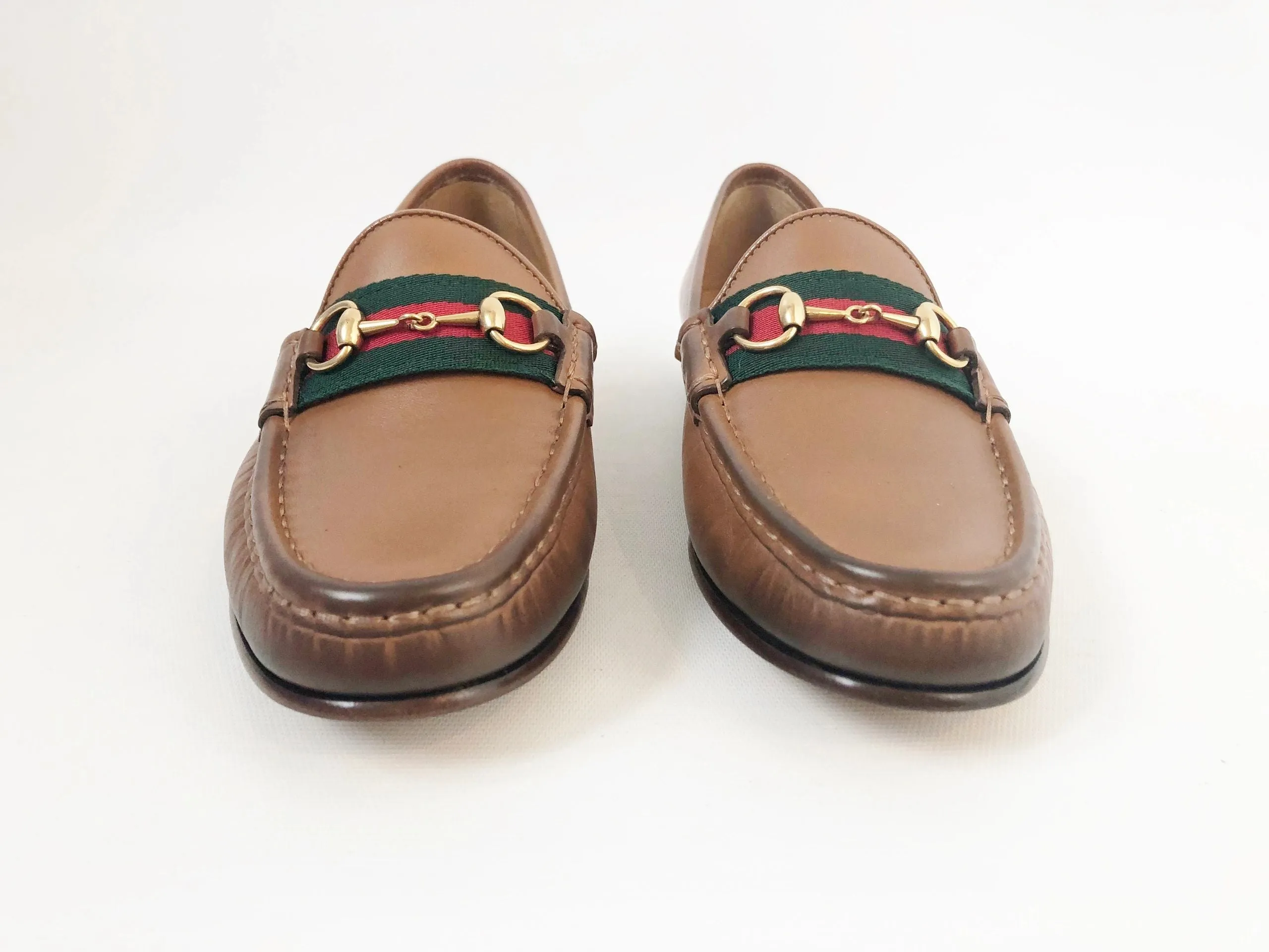 NEW Gucci Web Loafer Size 39 It (9 Us)