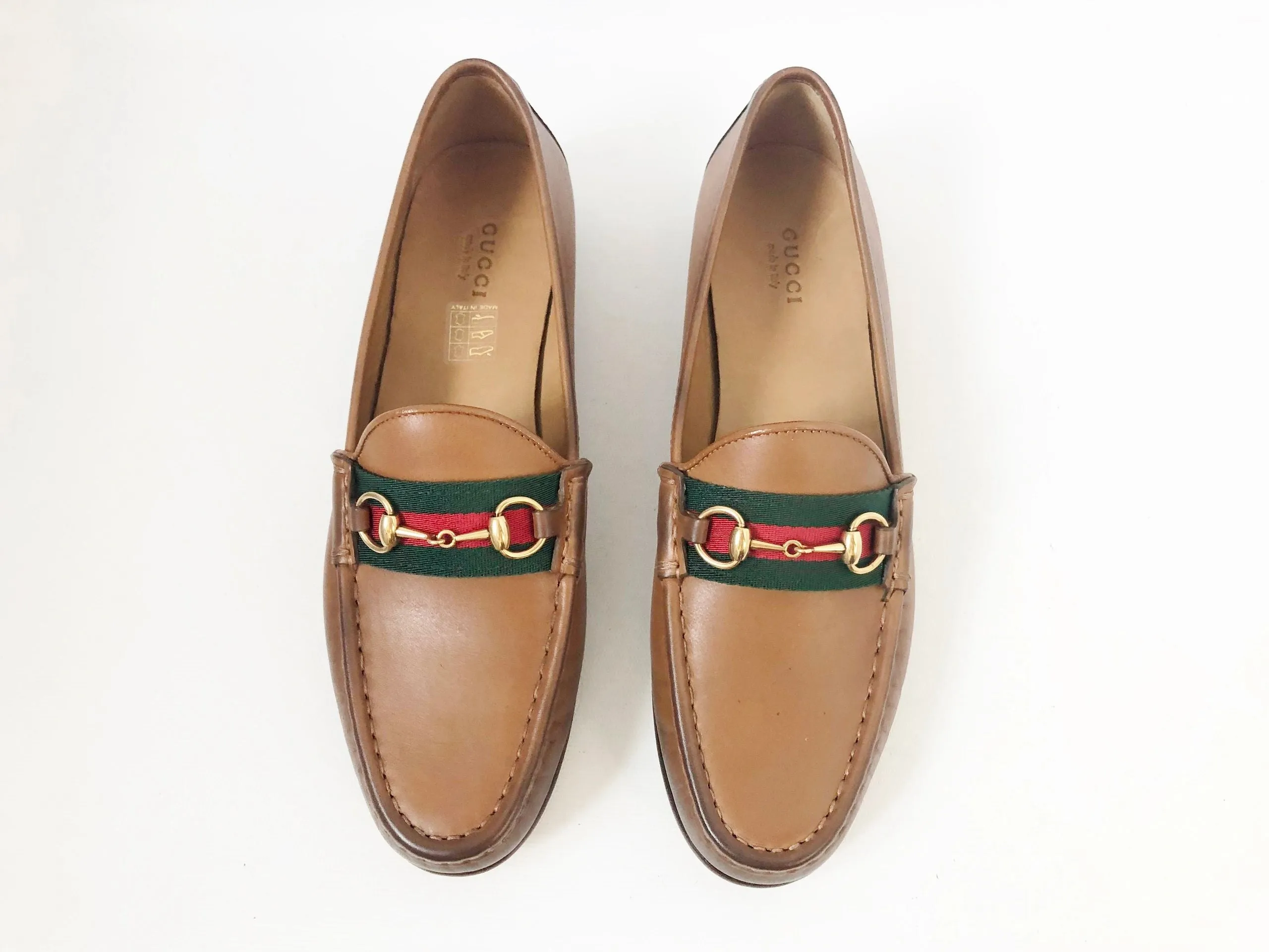 NEW Gucci Web Loafer Size 39 It (9 Us)