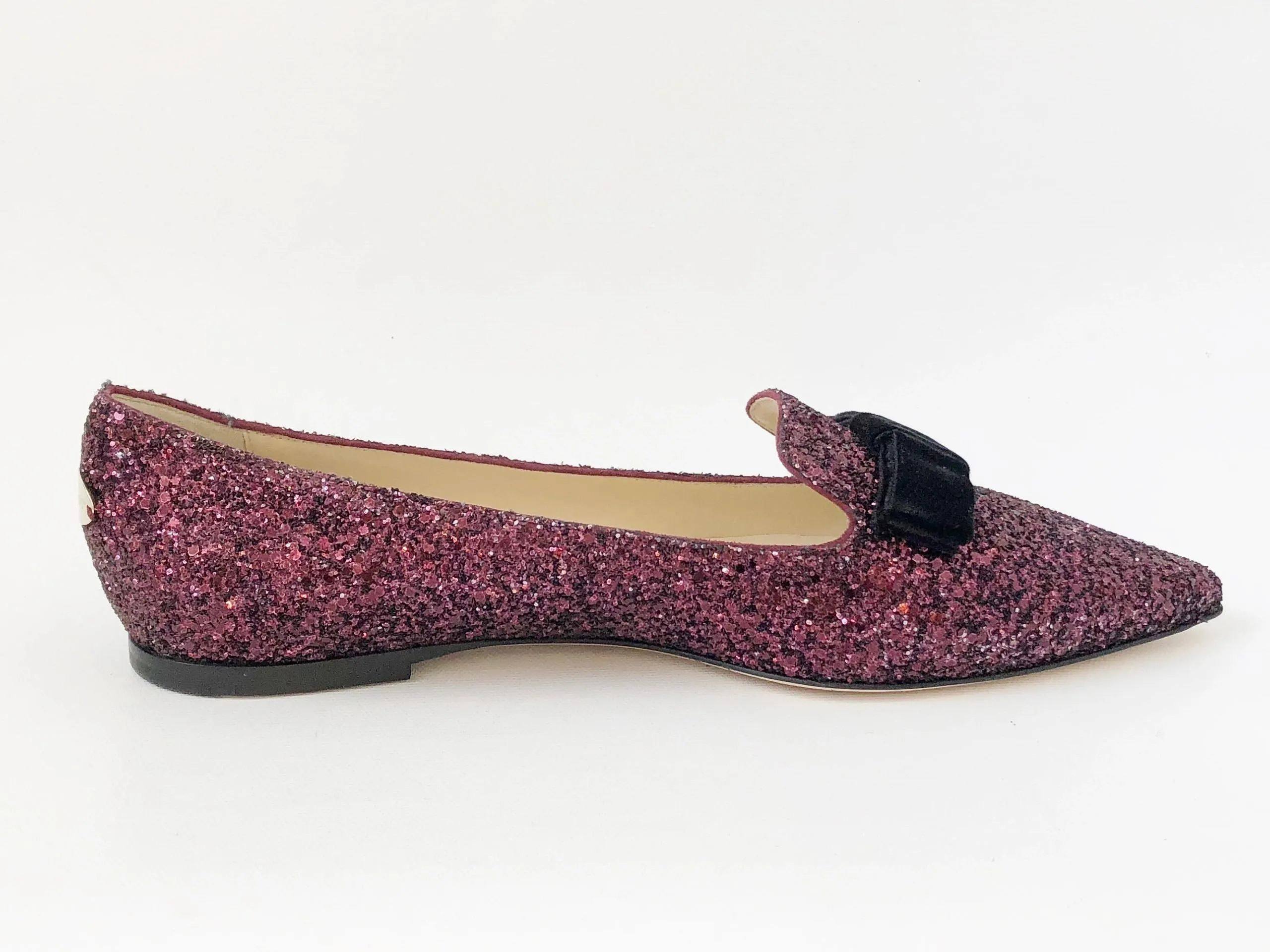 NEW Jimmy Choo Glitter Loafer Size 40 It (10 Us)