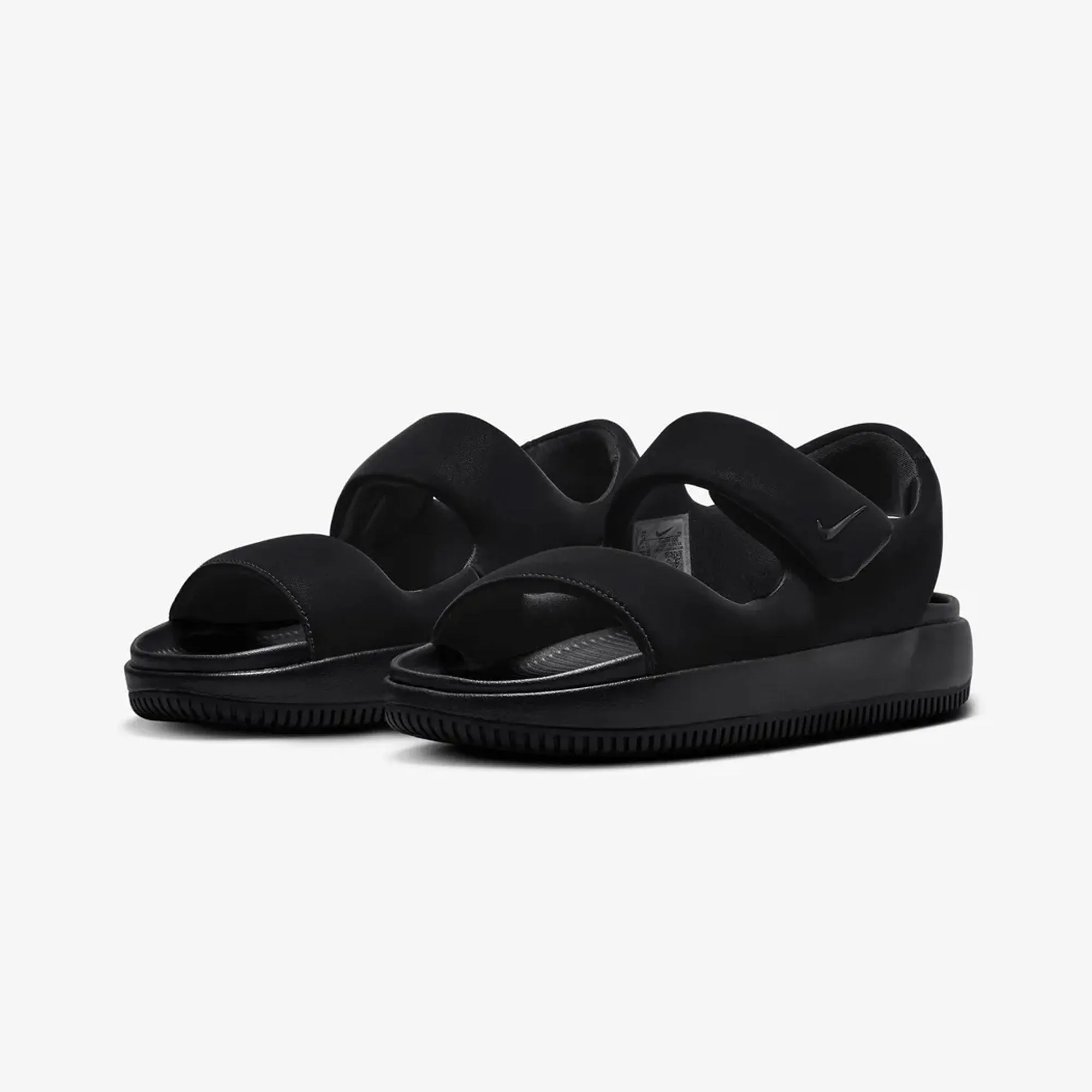 Nike | CALM SANDALS  { BLACK/BLACK-BLACK