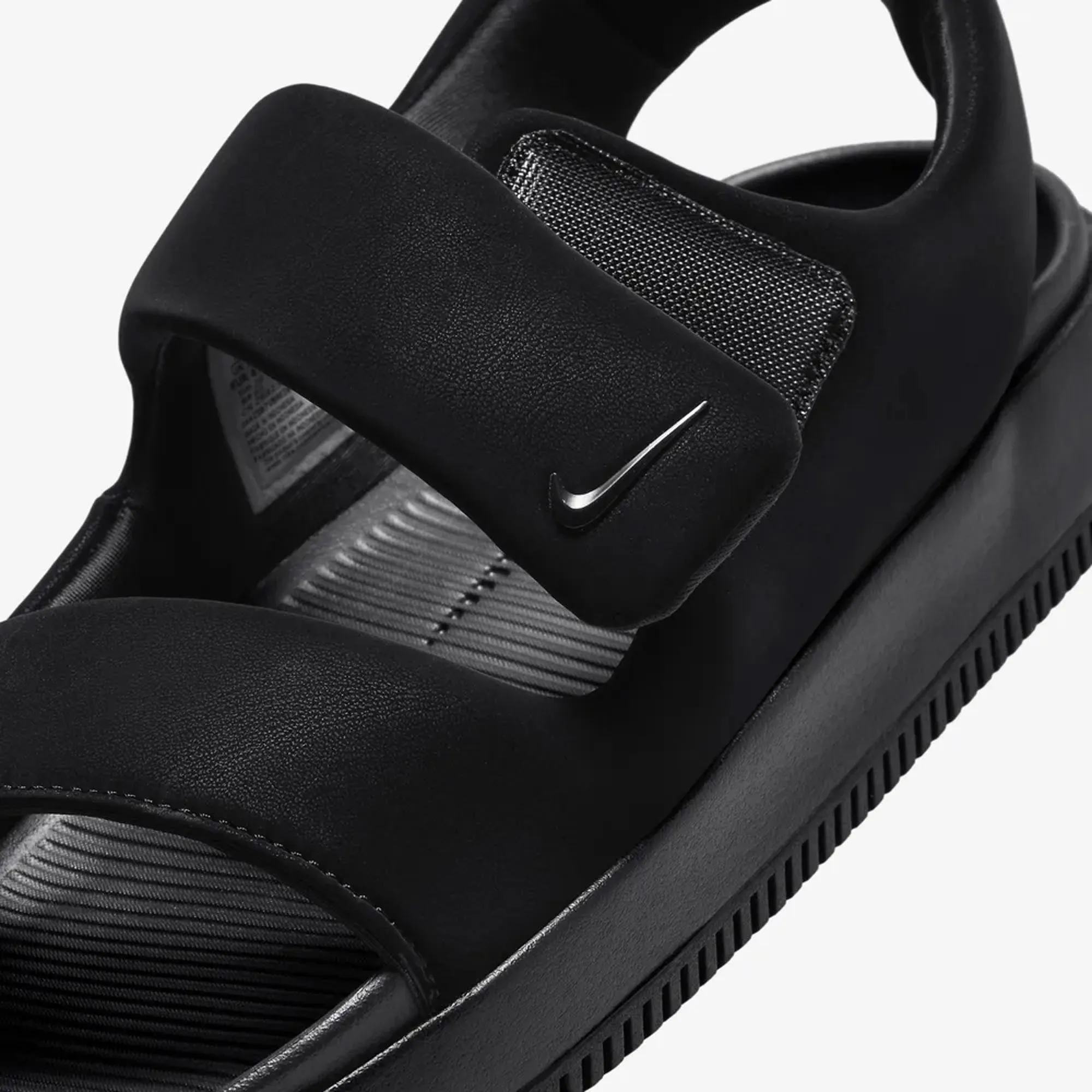 Nike | CALM SANDALS  { BLACK/BLACK-BLACK