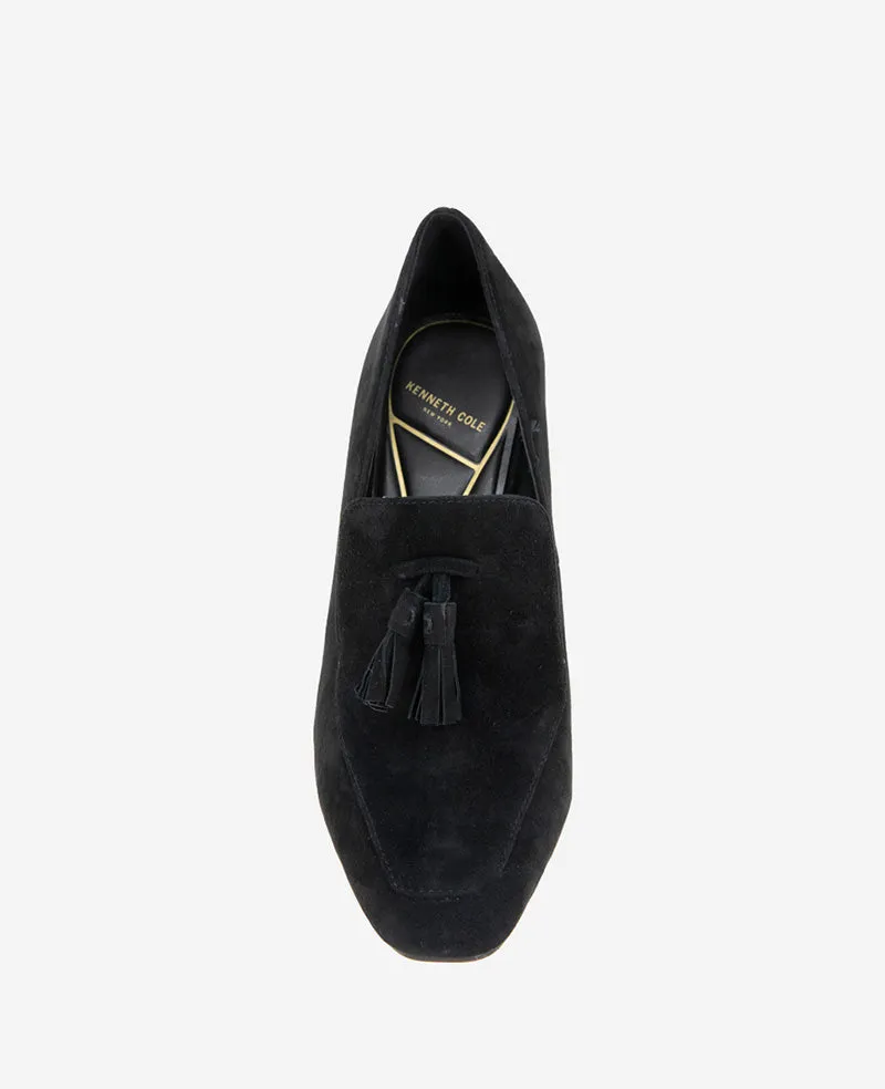 Nova Suede Heel Loafer