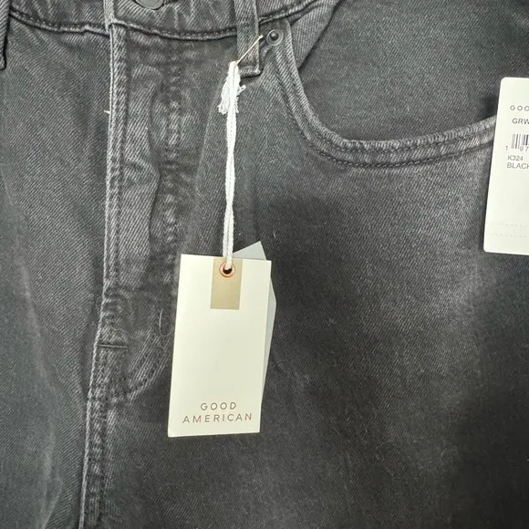NWT Good American black jeans. Size 10/30
