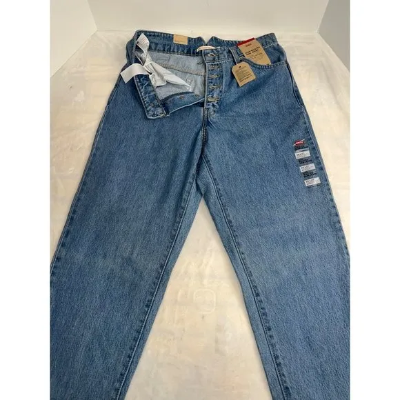 NWT Levi’s Hi-Waist Button Fly Mom Jeans Size 29