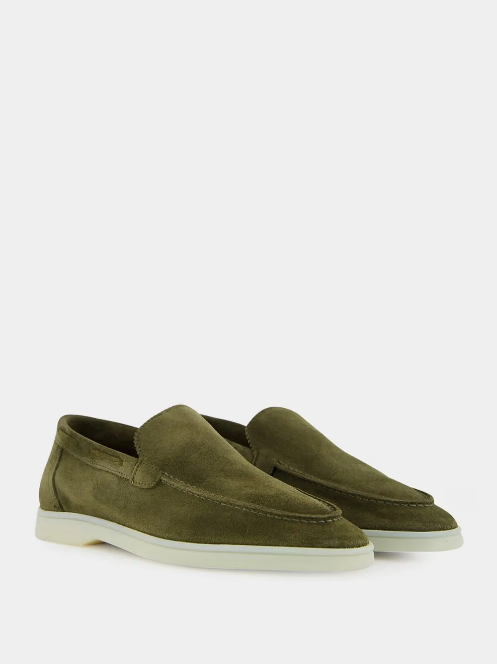 Olive Yacht Loafers