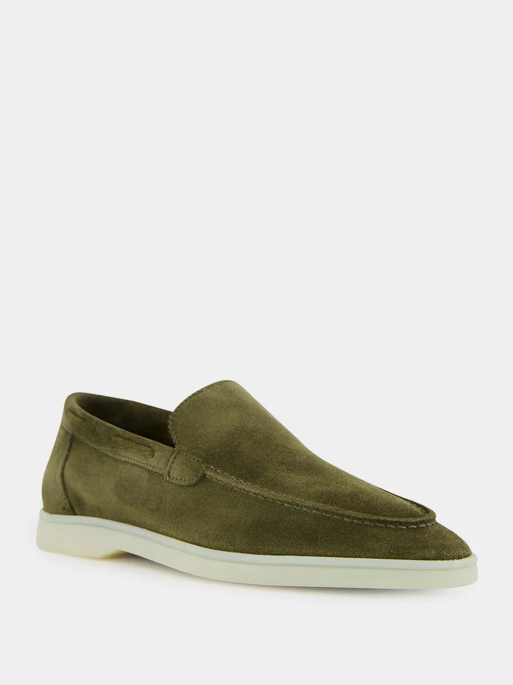 Olive Yacht Loafers