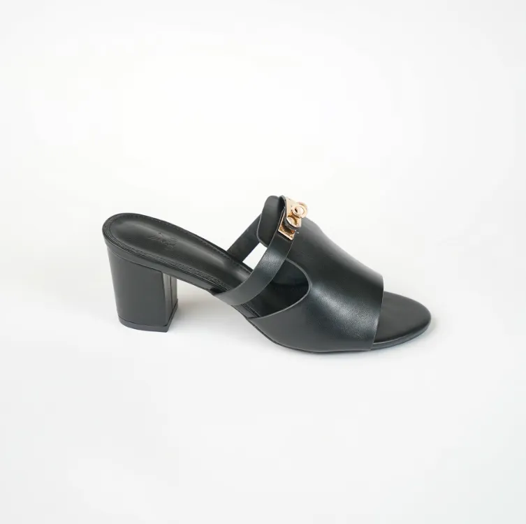 Open Block Heel