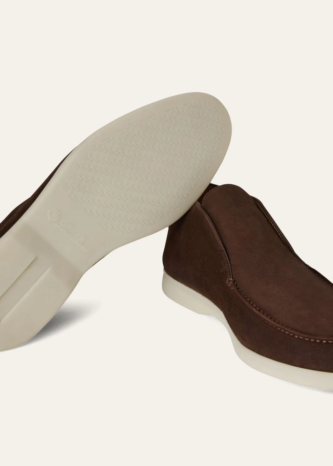 Open Walk Boots in Chocolate Suede