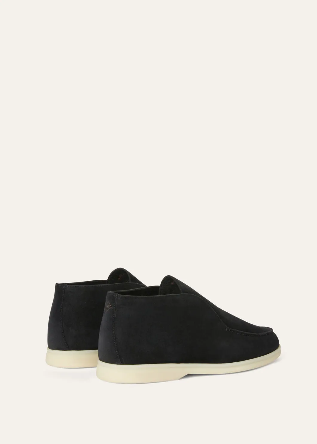 Open Walk Boots in Matte Black Suede