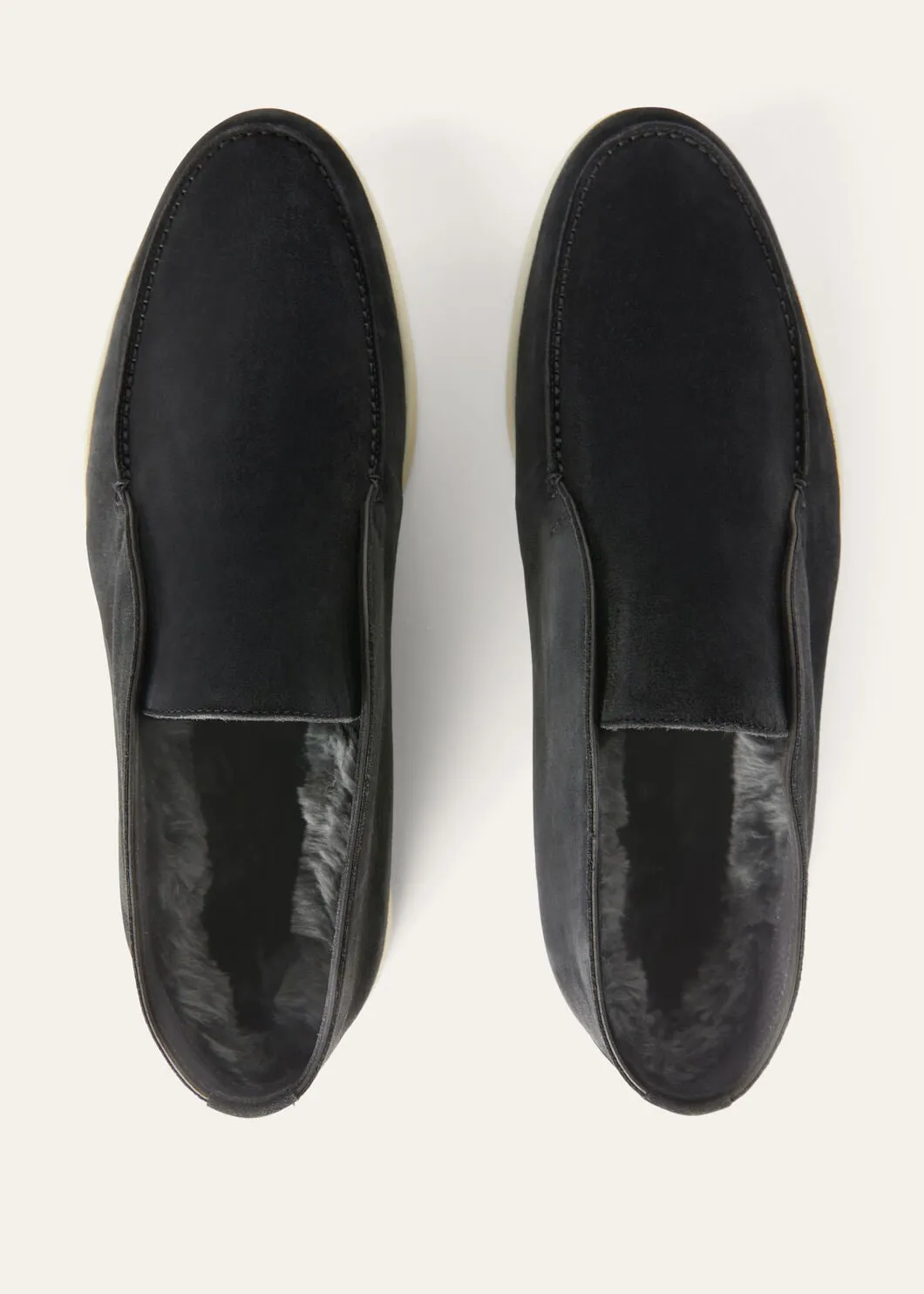 Open Walk Boots in Matte Black Suede