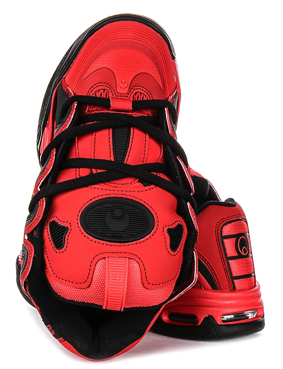 Osiris D3 2001 In Red Black For Men
