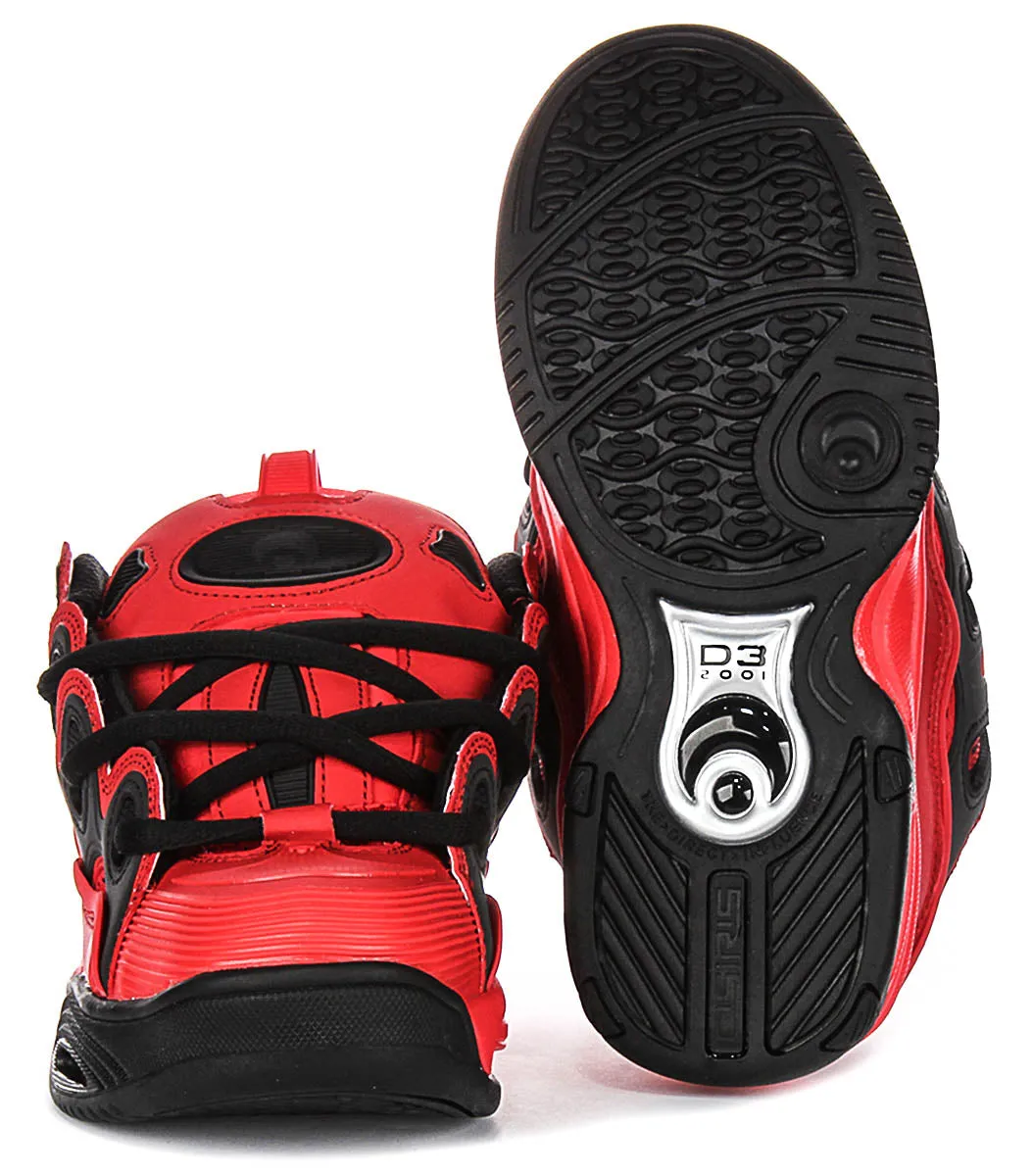 Osiris D3 2001 In Red Black For Men