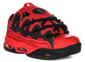 Osiris D3 2001 In Red Black For Men