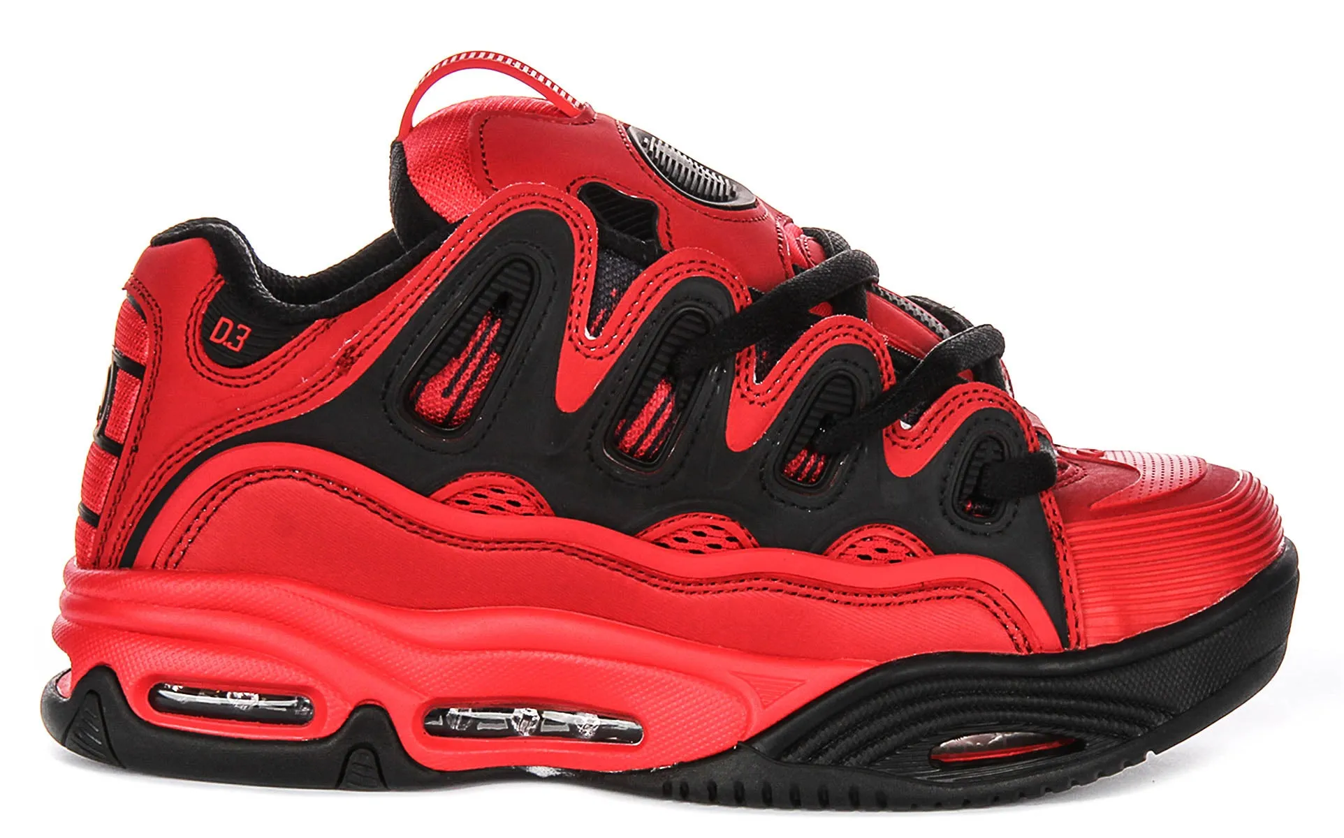 Osiris D3 2001 In Red Black For Men