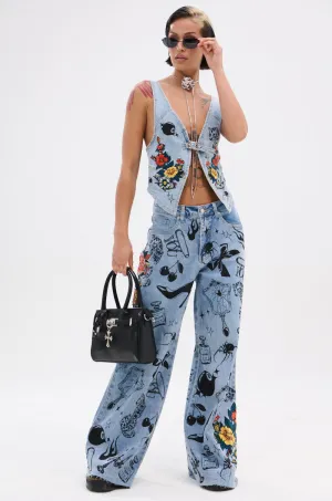OUT OF MY LEAGUE RELAXED DENIM
